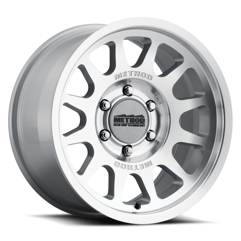 Method Wheels MR703 Bead Grip 18x9 Silver Cast Wheel, +12mm Offset, 6x5.5 Bolt Pattern