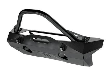 ICON 25244 PRO Series Recessed Front Bumper with Impact Bar and Recovery Tabs for Jeep Wrangler JL and Gladiator JT