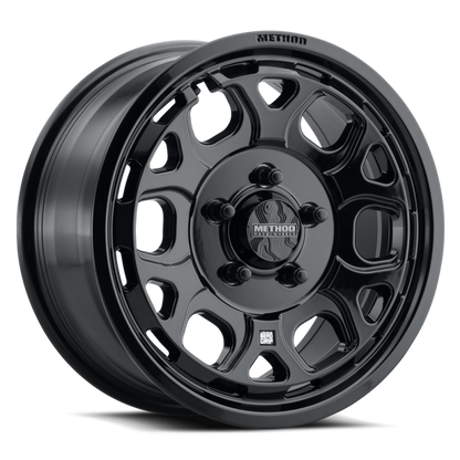 Method Wheels MR416 Bead Grip 15x7 Gloss Black Wheel, 5x4.5 Bolt Pattern, +55 Offset