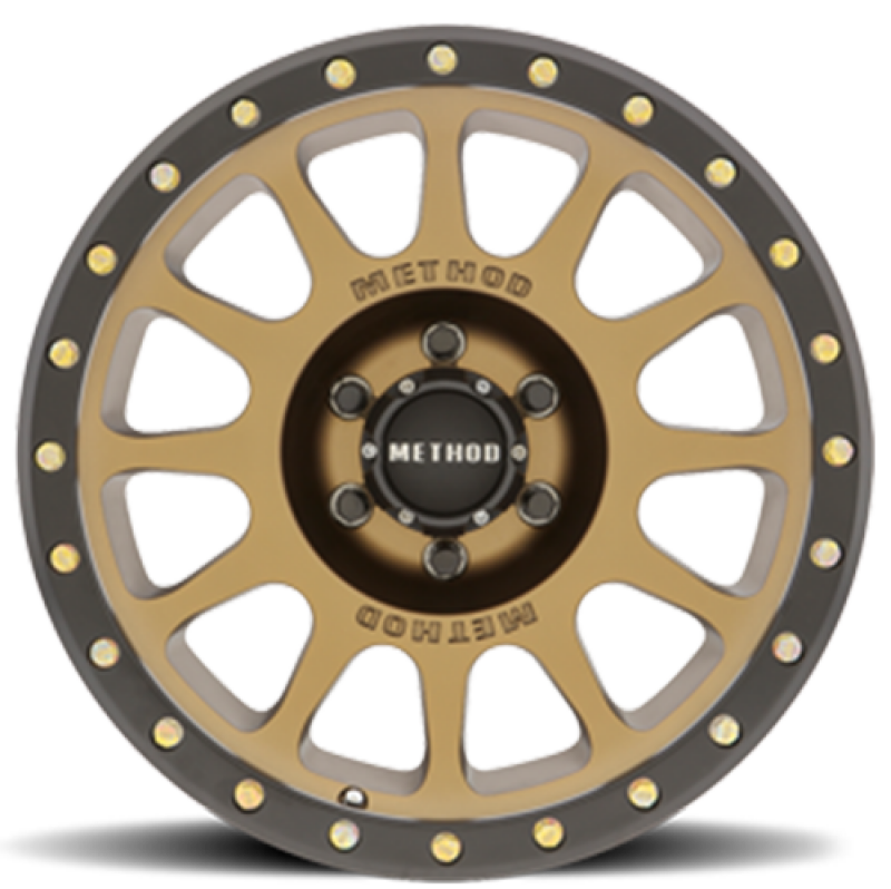Method Wheels MR305 NV 17x8.5-Inch Bronze Matte Black Wheel, +25 Offset, 6x120 Bolt Pattern