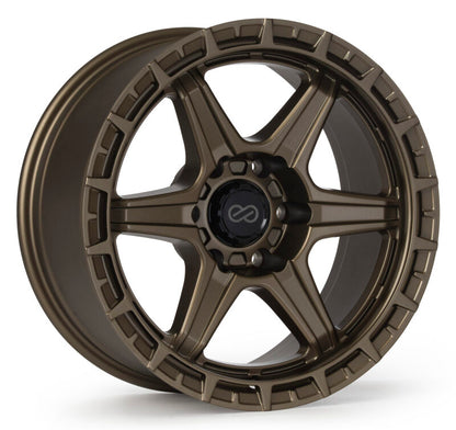 Enkei Trail-Finder 18x9 Matte Bronze Wheel, 6x139.7 Bolt Pattern, -12mm Offset, Part Number 558-890-84N12ZP