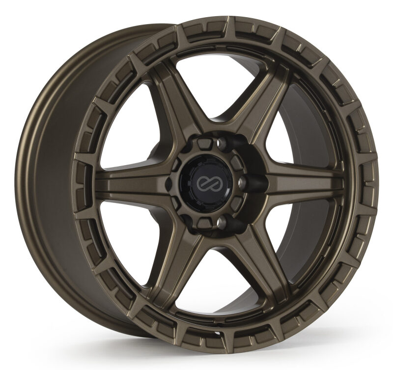 Enkei Trail-Finder 17x9 Matte Bronze Wheel, 6x139.7 Bolt Pattern, +20 Offset, Part Number 558-790-8420ZP