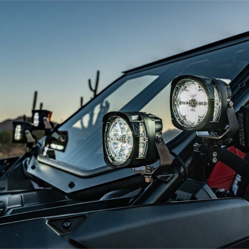 Nacho Offroad Technology Quatro Combo 4-Inch Off-Road LED Light Pair PM411