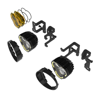 KC HiLiTES FLEX ERA 3 Dual Mode SAE Fog Light 2-Light Master Kit 97154 for Toyota Tacoma and 4Runner