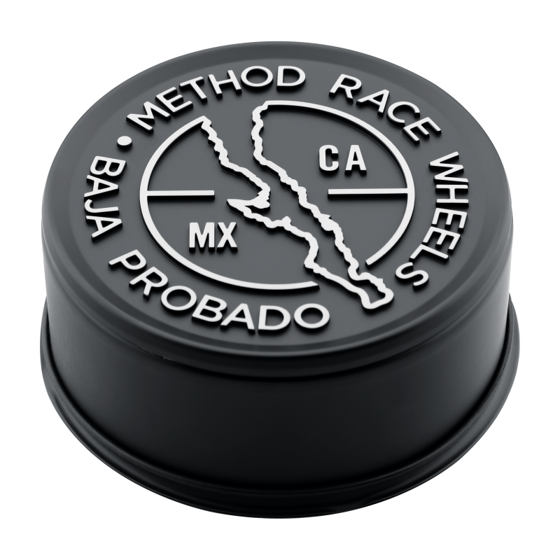 Method Wheels Baja 127mm Push-Through Center Cap, Black – CP-BAJA127P-B