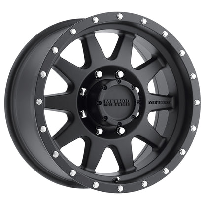 Method Wheels MR301 20x9 Matte Black Wheel, +18 Offset, 8x6.5 Bolt Pattern