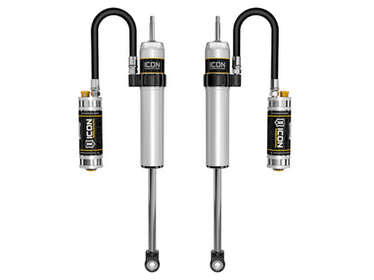 ICON 57806CP 2.5 Aluminum Series Rear Shocks with CDC Valve for 2005-2017 Toyota Tacoma 6-Inch Lift