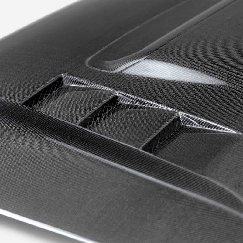 Seibon HD12TYTA-TS TS-Style Carbon Fiber Hood for 2012–2015 Toyota Tacoma