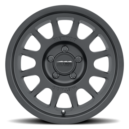 Method Wheels MR703 17x8.5 Matte Black Bead Grip Wheel, 0mm Offset, 5x150