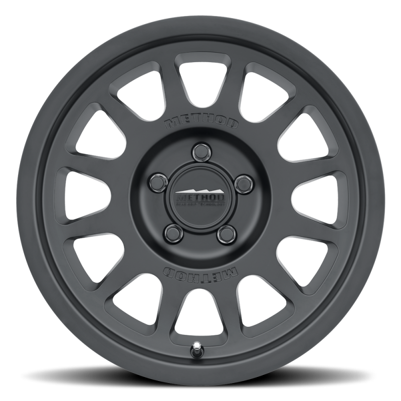 Method Wheels MR703 17-Inch x 8.5-Inch 0mm Offset 5x5 Matte Black Bead Grip Wheel