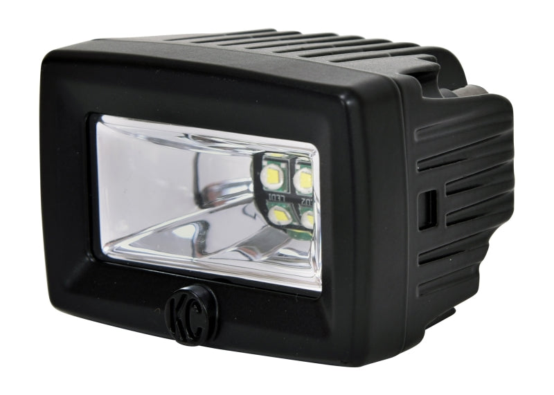 KC HiLiTES C-Series C2 20W LED Area Flood Lights, 2-Inch, 6000K, Pair Pack System, Part 328