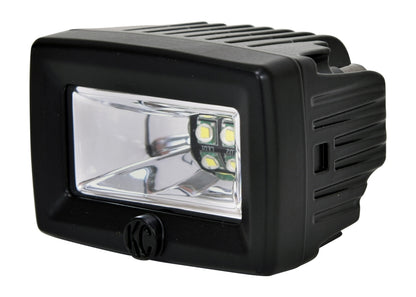 KC HiLiTES C-Series C2 20W LED Area Flood Lights, 2-Inch, 6000K, Pair Pack System, Part 328