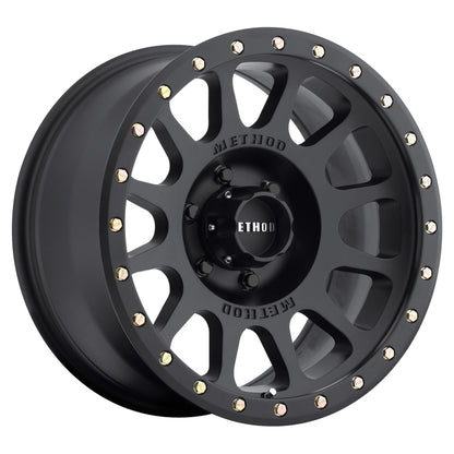 Method Wheels MR305 NV 17x8.5 0mm Offset 6x5.5 Matte Black Wheel, 108mm Hub Bore