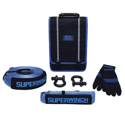 Superwinch 2578 Getaway Off-Road Recovery Kit with Shackles, Tree Protector, Strap and Gloves