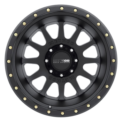 Method Wheels MR605 NV 20x10 -24mm Offset 8x6.5 Matte Black Wheel