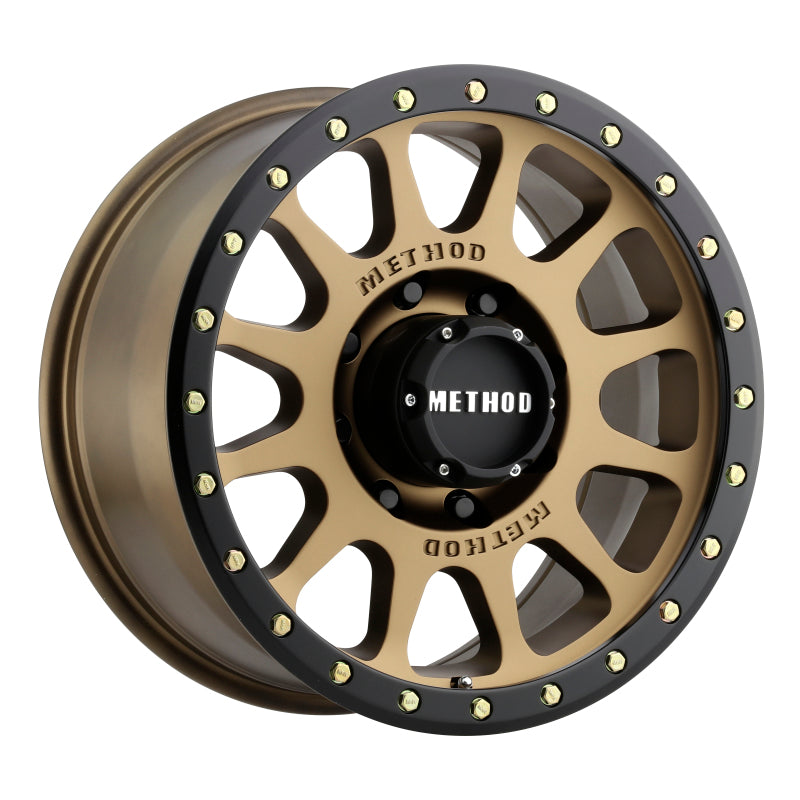 Method Wheels MR305 NV 17x8.5 Bronze/Black Street-Loc Wheel, 0mm Offset, 8x170