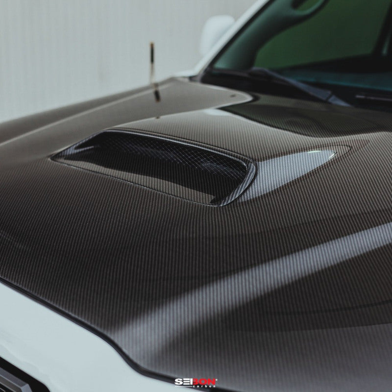 Seibon HD05TYTA-TR TR-Style Carbon Fiber Hood for 2005–2011 Toyota Tacoma