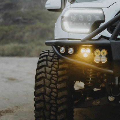 KC HiLiTES FLEX ERA 3 Dual Mode SAE Fog Lights 97155, 2-Light Master Kit for Toyota Aftermarket Bumpers