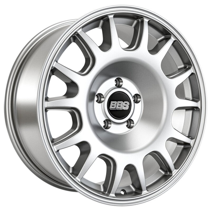 BBS TS-R 20x9-Inch Wheel, 5x120 Bolt Pattern, 72.56mm Hub Bore, ET30, Satin Silver