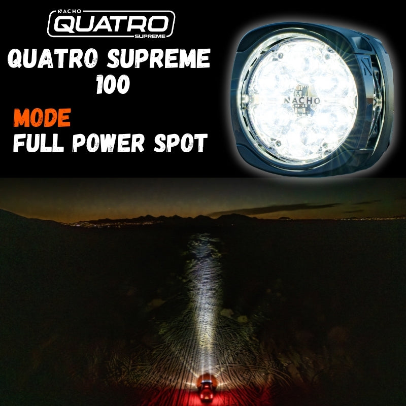 Nacho Offroad Technology Quatro Supreme 100 4-Inch Off-Road LED Light, PM415