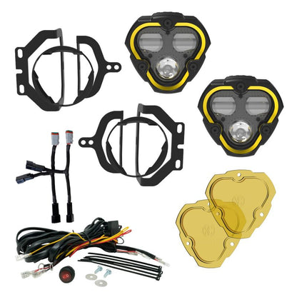 KC HiLiTES FLEX ERA 3 Dual Mode SAE Fog Lights 97148 for Jeep JL/JT Sport Bumpers