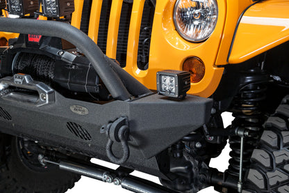 Body Armor 4x4 JL-19532 Mid-Stubby Front Bumper for 2018-2026 Jeep Wrangler JL and Gladiator JT