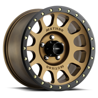 Method Wheels MR305 NV 17-Inch Bronze Cast Wheel, 8.5-Inch Width, +25 Offset, 5x150 Bolt Pattern