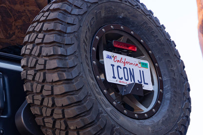 ICON 25171 License Plate Relocation Kit for 2018+ Jeep Wrangler JL