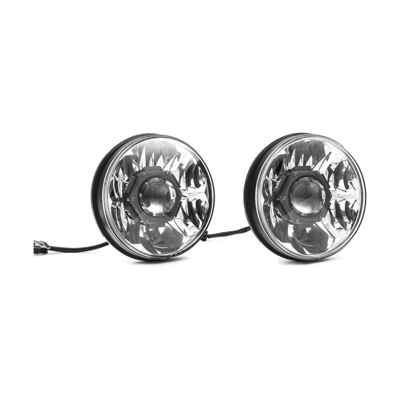 KC HiLiTES 42342 Gravity LED Pro 7-Inch Headlights for 2018-2020 Jeep Wrangler JL and Gladiator JT