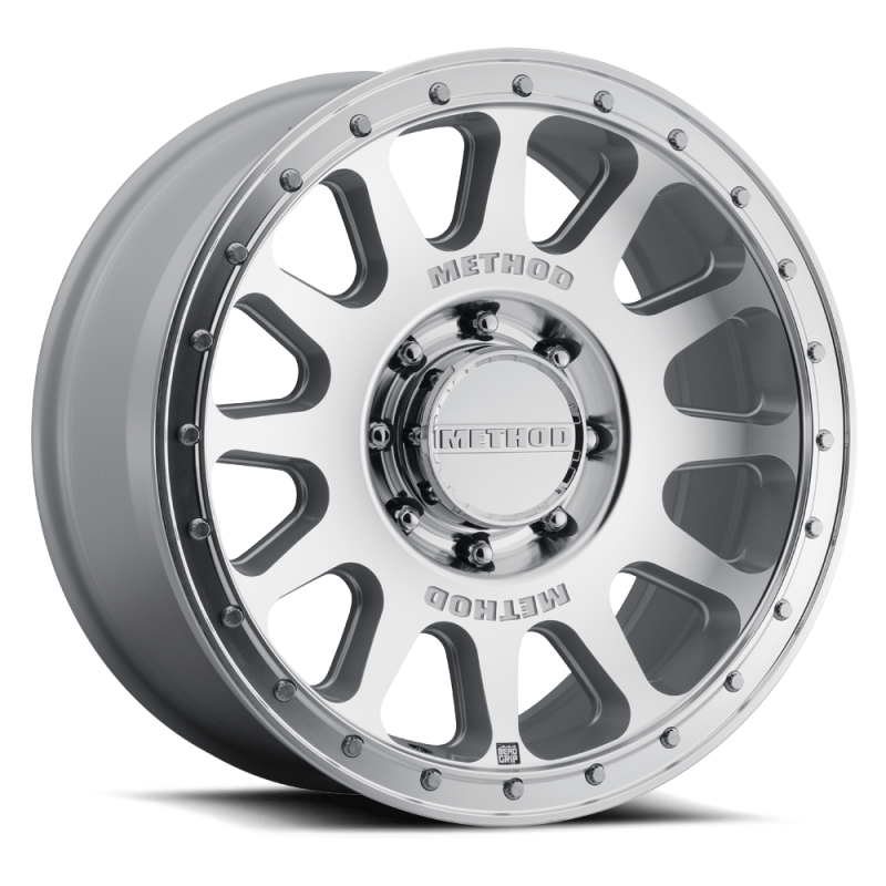 Method Wheels MR709 HD Bead Grip 20x9 Cast Wheel, +12 Offset, 8x180 Bolt Pattern, Silver