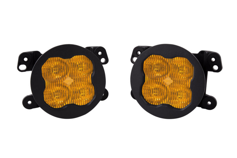 Diode Dynamics SS3 Max Type M Fog Light Bracket Kit ABL Yellow SAE Fog DD7050 for Dodge and Chrysler