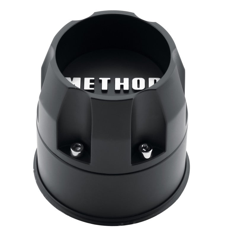 Method Wheels Cap 1717 108mm Black Push-Thru, Part Number CP-1717B114-S1