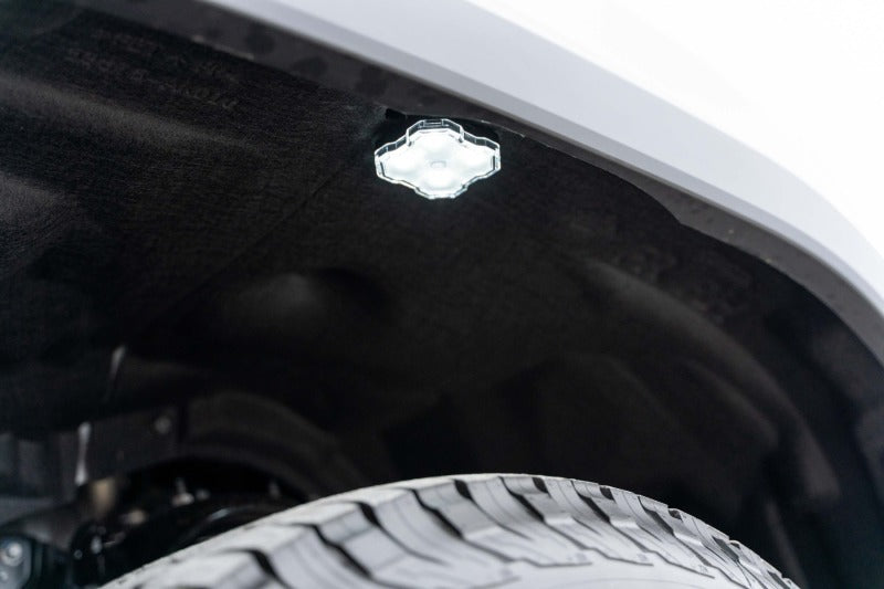 Diode Dynamics Stage Series RGBW LED Rock Light Installer Kit, 8-Pack, Part DD7744C
