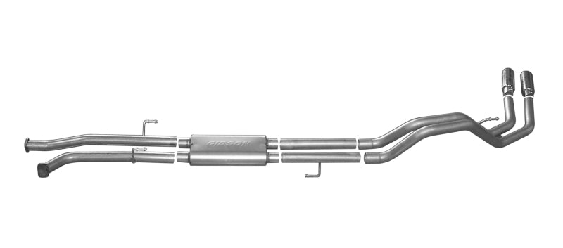 Gibson 7101 Cat-Back Dual Sport Exhaust System for 2010-2019 Toyota Tundra 4.6L, Aluminized
