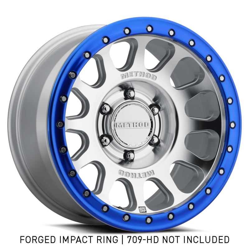 Method Wheels GR-10017-BL 17-Inch Forged Beadlock Ring, Style 1, Blue