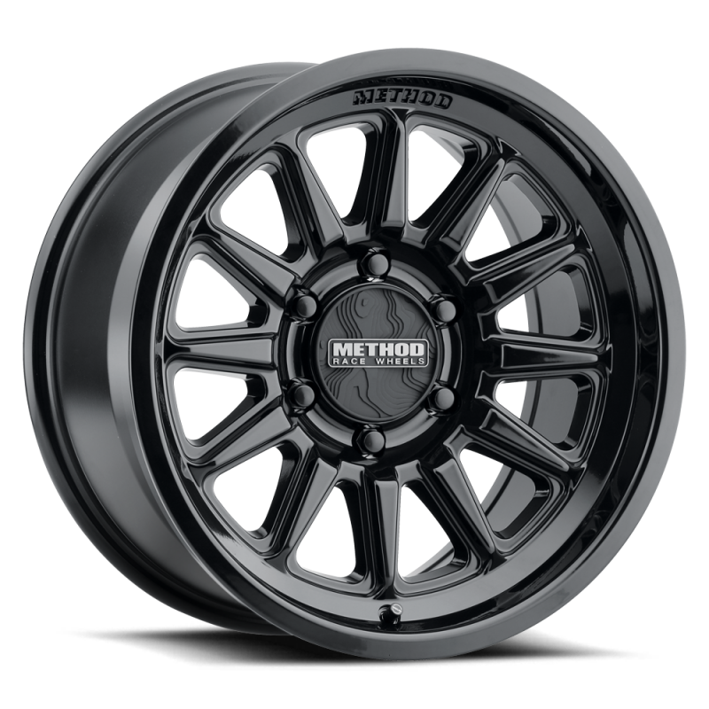Method Wheels MR323 Gloss Black Cast Wheel, 17 x 8.5 Inches, 6x5.5 Bolt Pattern, +25 Offset