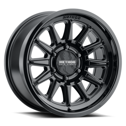 Method Wheels MR323 Gloss Black Cast Wheel, 17 x 8.5 Inches, 6x5.5 Bolt Pattern, +25 Offset