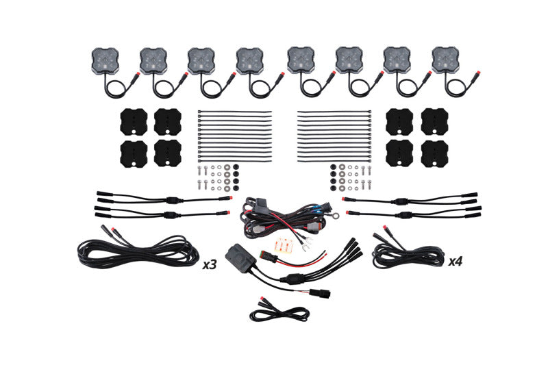 Diode Dynamics Stage Series RGBW LED Rock Light Kit 8-Pack DD7745C for 2024-2025 Toyota Tacoma
