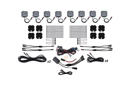 Diode Dynamics Stage Series RGBW LED Rock Light Kit 8-Pack DD7745C for 2024-2025 Toyota Tacoma