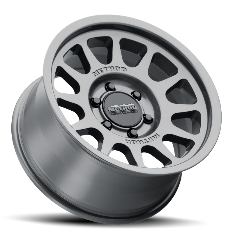 Method Wheels MR703 Bead Grip HD 18x9 +40mm 6x5.5 Gloss Titanium Wheel, Part Number MR70389093840H