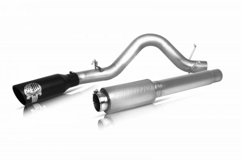 Gibson 76-0013 Patriot Skull Cat-Back Single Exhaust System for Toyota Tundra 5.7L, Stainless Steel