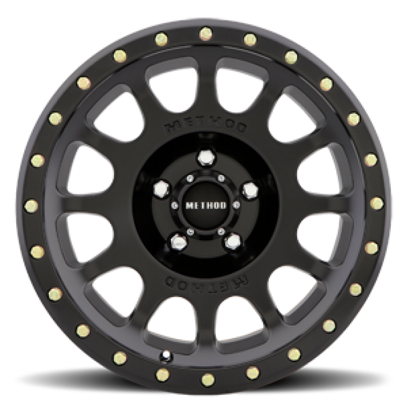 Method Wheels MR305 NV 17x8.5-Inch Matte Black Wheel, +25mm Offset, 5x5 Bolt Pattern