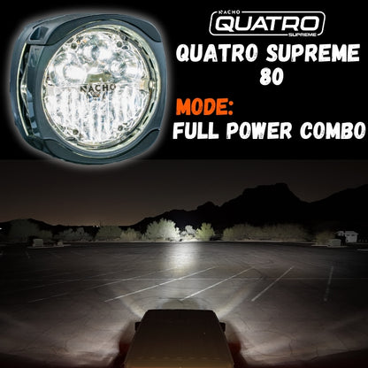 Nacho Offroad Technology Quatro Supreme 80 80-Watt Multi-Zone LED Light PM435