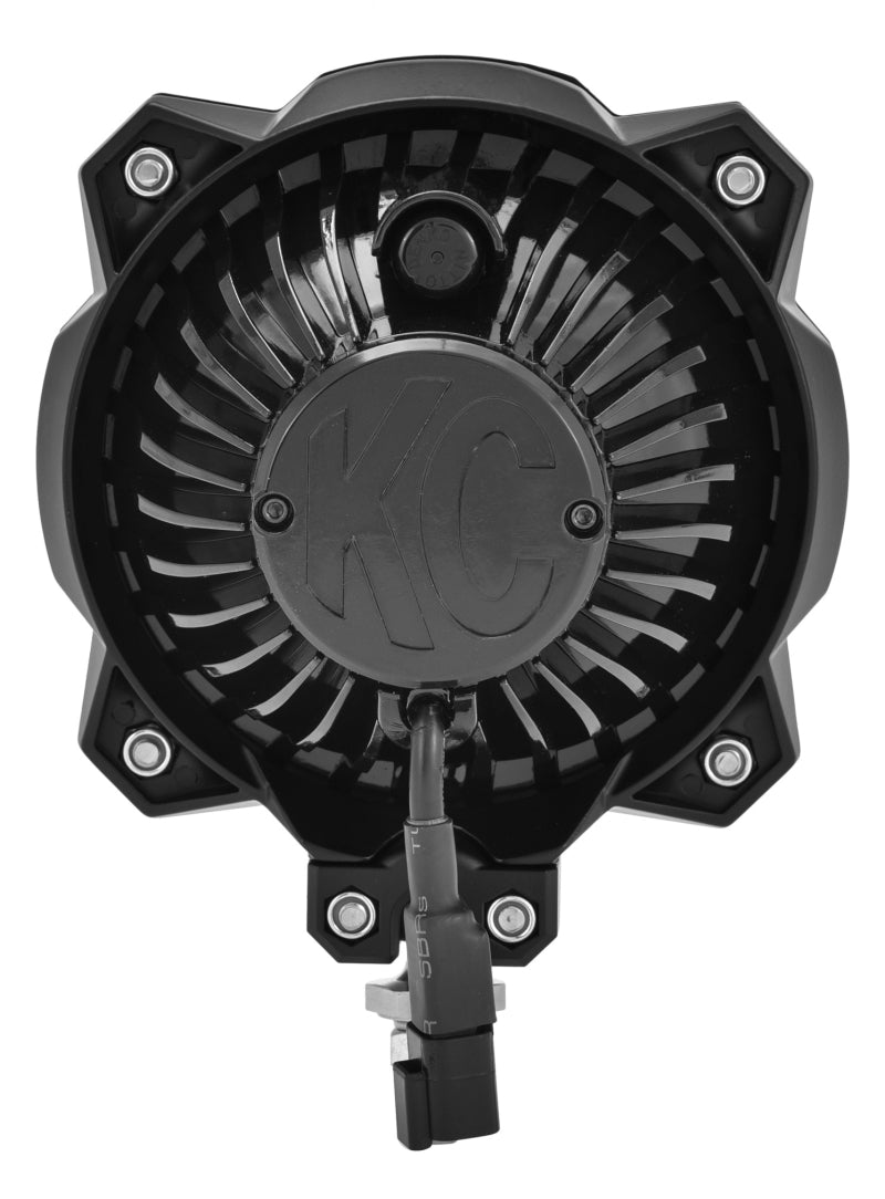 KC HiLiTES Pro6 Gravity LED Single Light, Part 91304, 20W Wide-40 Beam