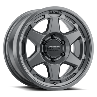 Method Wheels MR708 Bead Grip 18x9 Titanium Wheel, +30mm Offset, 5x120 Bolt Pattern