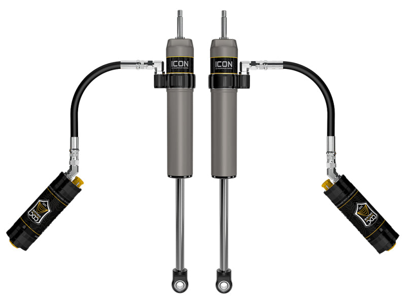 ICON 57808CP 2.5 Series Rear Shocks with CDCV for 2024+ Toyota Tacoma, 0-1-Inch Lift