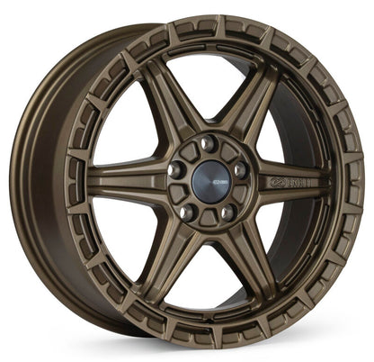 Enkei Trail-Finder OVL 17-Inch Matte Bronze Cast Wheel, 5x100, +35 Offset, Part Number 559-775-8035ZP