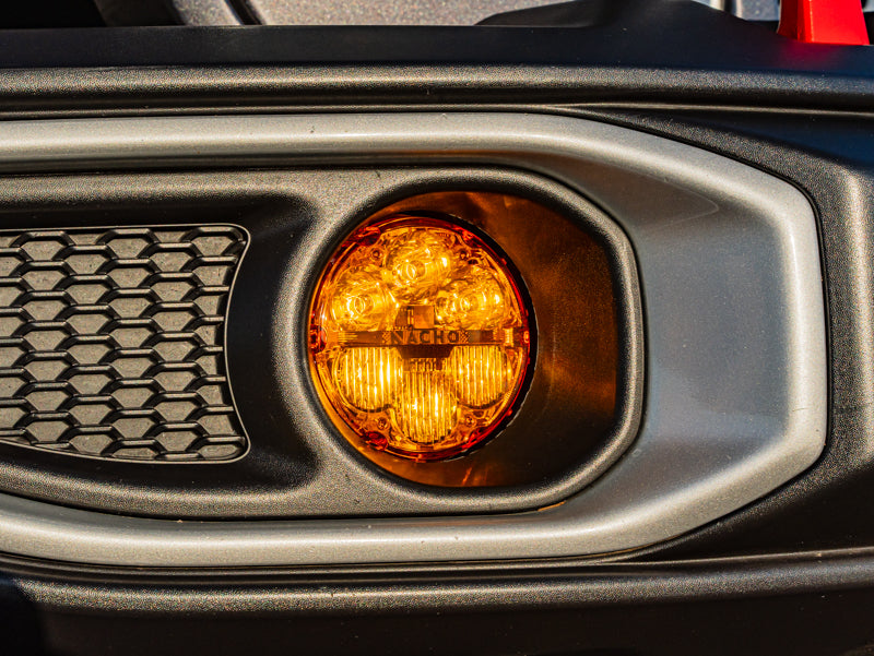 Nacho Offroad Technology V3JW1KASM Jeep JL/JT SAE Combo Amber Plug-and-Play Fog Light Kit