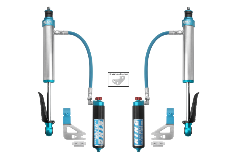 King Shocks 25001-397A Rear 2.5-Inch Remote Reservoir Coilovers with Adjusters for 2022-2023 Toyota Tundra