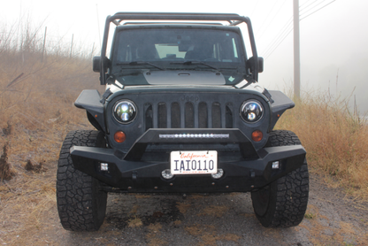 Body Armor 4x4 JP-19537 Orion Full-Width Front Bumper for 2007-2026 Jeep Wrangler JK/JL and Gladiator JT